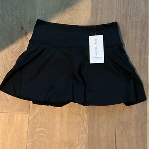 Athleta Black Flared Skort